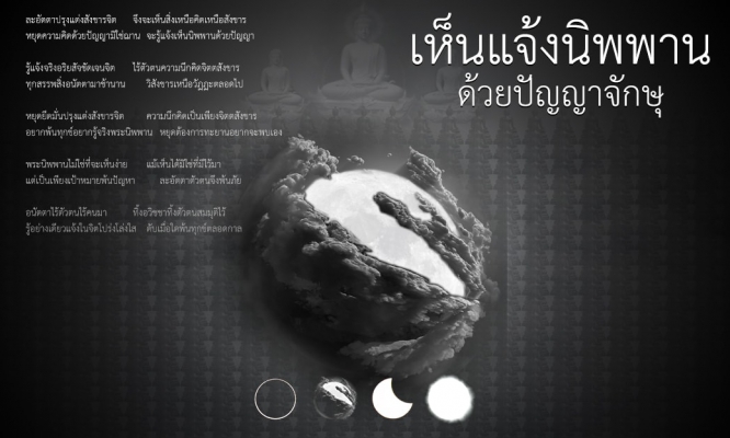 เห็นแจ้งนิพพาน ด้วยปัญญาจักษุ